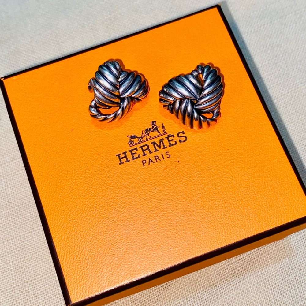 Authentic David Yurman Cable Knot Earrings